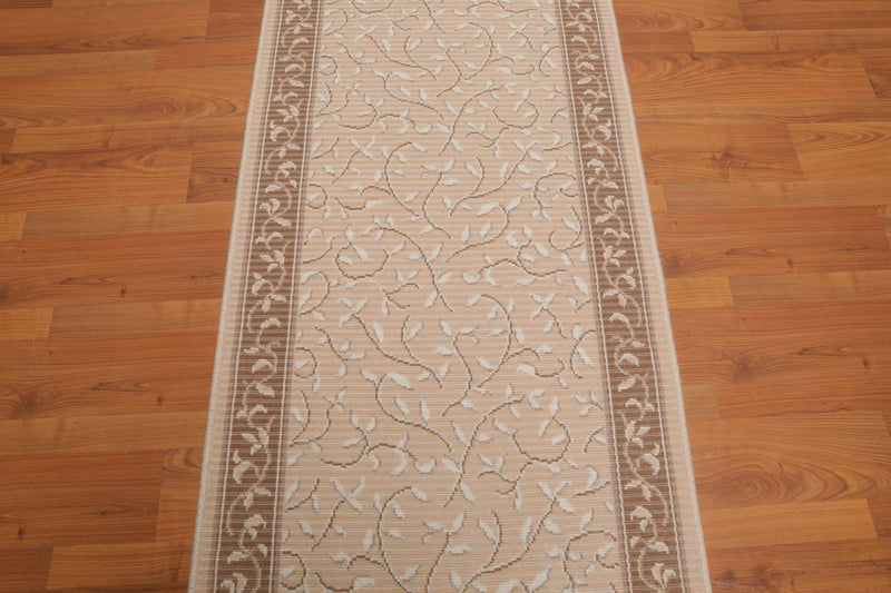 2'6" x 30' Traditional 100% Wool Oriental Area Rug XLL Runner Taupe