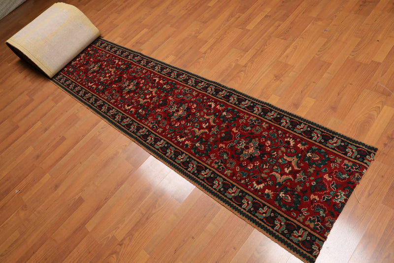 2'3" x 6'5" Runner Red Machine Made 100% Wool Transitional Oriental Area Rug