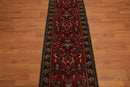 2'3" x 6'5" Runner Red Machine Made 100% Wool Transitional Oriental Area Rug
