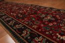 2'3" x 6'5" Runner Red Machine Made 100% Wool Transitional Oriental Area Rug