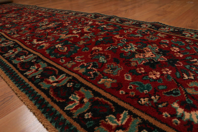 2'3" x 6'5" Runner Red Machine Made 100% Wool Transitional Oriental Area Rug