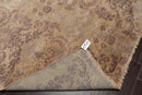 5'11''x8'9'' Hand Knotted 100% Wool Damask Transitional Oriental Area Rug Beige, Gray Color