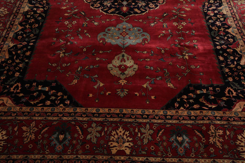 8'11"x11'8" Hand Knotted 100% Wool Ferahan 250 KPSI Oriental Area Rug Rose