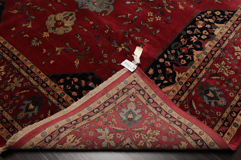 8'11"x11'8" Hand Knotted 100% Wool Ferahan 250 KPSI Oriental Area Rug Rose