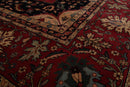 8'11"x11'8" Hand Knotted 100% Wool Ferahan 250 KPSI Oriental Area Rug Rose
