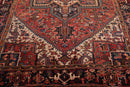 7'6" x 11'1" Early 20th century Antique Hand Knotted Wool Oriental Area Rug Apricot
