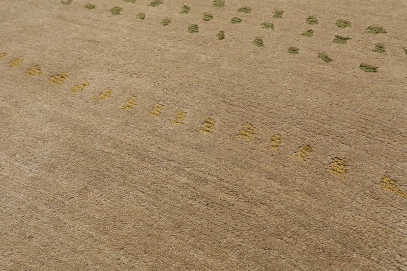 5'7''x8'7'' Hand Knotted Tibetan 100% Wool Tibetan Traditional Oriental Area Rug Moss, Gray Color