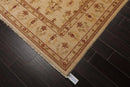 8'1'' x 11'2'' Hand Knotted 100% Wool Peshawar Oriental Area Rug Beige