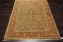 8'2'' x 10' Hand Knotted 100% Wool Agra 200 KPSI Oriental Area Rug Pistachio