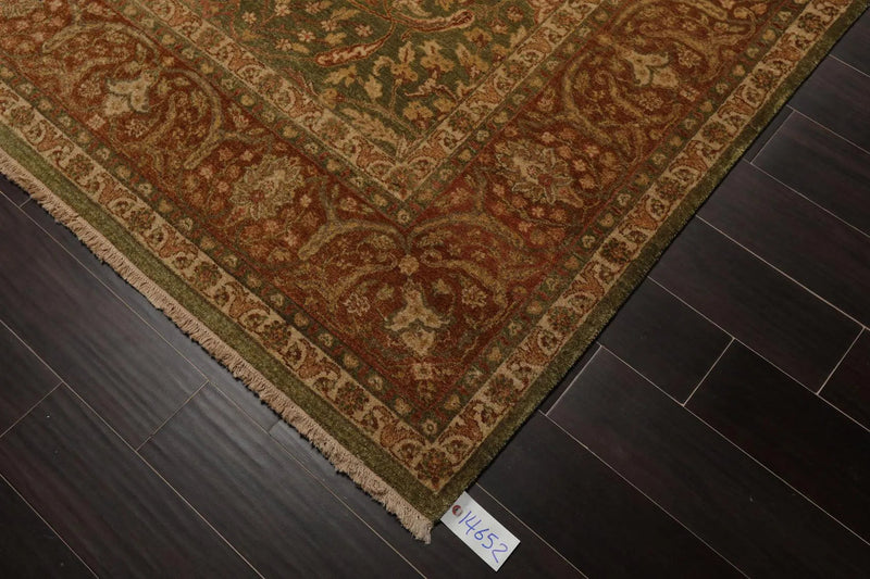 8'2'' x 10' Hand Knotted 100% Wool Agra 200 KPSI Oriental Area Rug Pistachio