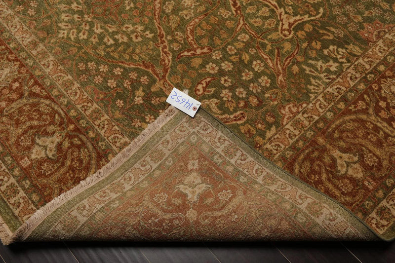 8'2'' x 10' Hand Knotted 100% Wool Agra 200 KPSI Oriental Area Rug Pistachio