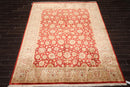8'2" x 10' Hand Knotted New Zealand Wool PakPersian 16/18 Oriental Area Rug Red