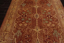 6x9 Hand Knotted 100% Wool Peshawar Traditional 200 KPSI Oriental Area Rug almond, Caramel Color