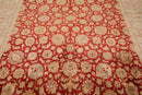8'2" x 10' Hand Knotted New Zealand Wool PakPersian 16/18 Oriental Area Rug Red