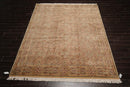 8'2"x10'3" Hand Knotted Wool 16/18 Pak Persian 350 KPSI Oriental Area Rug Beige