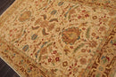 5'10''x8'7'' Hand Knotted 100% Wool Sultanabad Traditional Oriental Area Rug Beige, Brown Color