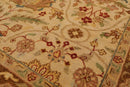 5'10''x8'7'' Hand Knotted 100% Wool Sultanabad Traditional Oriental Area Rug Beige, Brown Color