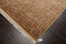 8'2"x10'3" Hand Knotted Wool 16/18 Pak Persian 350 KPSI Oriental Area Rug Beige