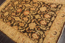 6'x8'10'' Hand Knotted Oushak 100% Wool Oushak Traditional Oriental Area Rug Brown, Beige Color