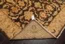 6'x8'10'' Hand Knotted Oushak 100% Wool Oushak Traditional Oriental Area Rug Brown, Beige Color