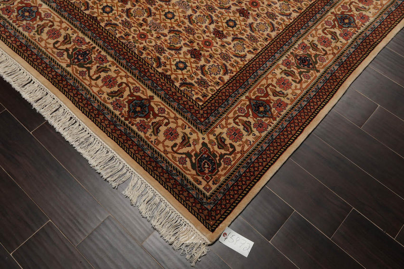8'3" x 10' Hand Knotted 100% Wool Traditional Ferahan Oriental Area Rug Beige