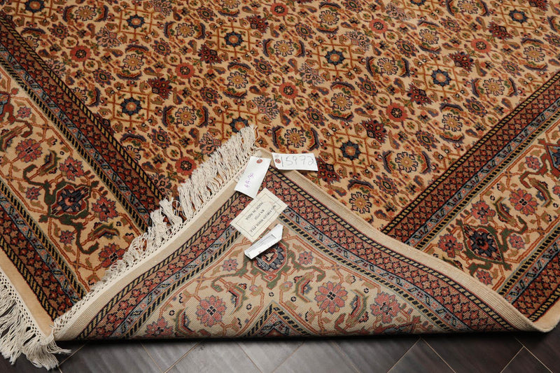 8'3" x 10' Hand Knotted 100% Wool Traditional Ferahan Oriental Area Rug Beige