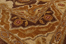 6'1''x9'3'' Hand Knotted 100% Wool Peshawar Traditional Oriental Area Rug Brown, Beige Color