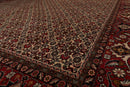 8'2" x 11'2" Hand Knotted 100% Wool Authentic Bidjar Oriental Area Rug Ivory