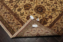 8' x 10'4" Hand Knotted Traditional Wool 200 KPSI Agra Oriental Area Rug Beige