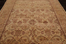 7'9" x 9'8" Hand Knotted Traditional Wool Agra Oriental Area Rug Warm Beige