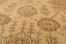 8'11'' x 11'6'' Hand Knotted 100% Wool Peshawar Oriental Area Rug Beige