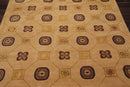 6' x 8'9'' Hand Knotted Tibetan Wool Patterned Modern Oriental Area Rug Camel