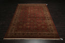 9' x 12'1" Hand Knotted 100% Wool 250 KPSI Saroukk Oriental Area Rug Rust