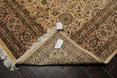 8'2"x10'5" Hand Knotted Wool 16/18 Pak Persian 350 KPSI Oriental Area Rug Ivory