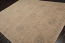 8'4" x 10'5" Hand Knotted 100% Wool Transitional Tibetan Area Rug Beige Gray