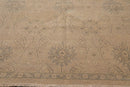 8'4" x 10'5" Hand Knotted 100% Wool Transitional Tibetan Area Rug Beige Gray