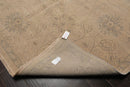 8'4" x 10'5" Hand Knotted 100% Wool Transitional Tibetan Area Rug Beige Gray