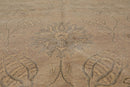 8'4" x 10'5" Hand Knotted 100% Wool Transitional Tibetan Area Rug Beige Gray