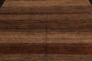 7'10" x 9'10" Hand Knotted Wool Gabbeh Ombre Modern Oriental Area Rug Brown