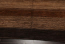 7'10" x 9'10" Hand Knotted Wool Gabbeh Ombre Modern Oriental Area Rug Brown