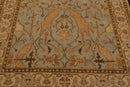 5'11" x 9'1'' Hand Knotted 100% Wool Oushak Oriental Area Rug Aqua