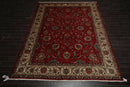 8'9" x 11'9" Hand Knotted 100% Wool Authentic Tabrizz Oriental Area Rug Red
