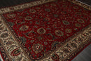 8'9" x 11'9" Hand Knotted 100% Wool Authentic Tabrizz Oriental Area Rug Red