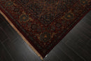 9'1" x 12'2" Hand Knotted Traditional 100% Wool 200 KPSI Oriental Area Rug Navy