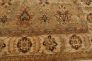 8’11" x 11’8" Hand Knotted Wool Oriental Area Rug Traditional full pile Moss