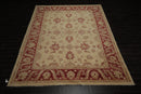 8'10" x 11'10" Hand Knotted Peshawar Stone wash Vegetable dyes Area Rug Camel