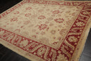 8'10" x 11'10" Hand Knotted Peshawar Stone wash Vegetable dyes Area Rug Camel