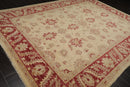 8'10" x 11'10" Hand Knotted Peshawar Stone wash Vegetable dyes Area Rug Camel