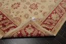 8'10" x 11'10" Hand Knotted Peshawar Stone wash Vegetable dyes Area Rug Camel