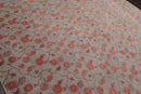 7'11'' x 10'3'' Hand Knotted Tibetan Wool & Silk Designer Area Rug Gray Orange